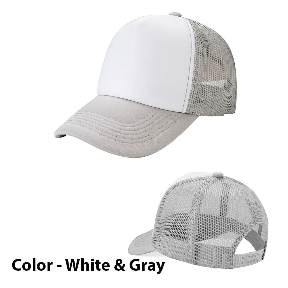 Trucker Baseball Cap for Men and Women - Adjustable Snapback, Mesh Back, view 8