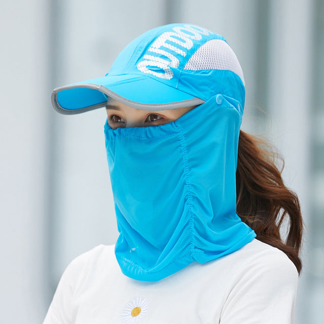 Anti-UV Outdoor Baseball Cap for Adults - Breathable Cotton Polyester, view 2