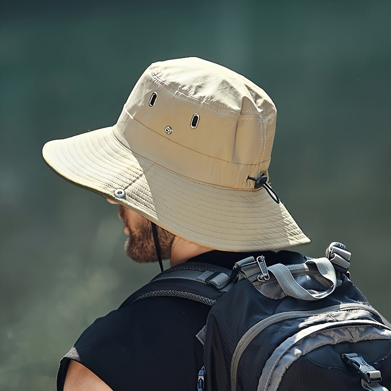 Breathable Sun Hat for Outdoor Adventures - UV Protection, Adjustable Fit, view 5