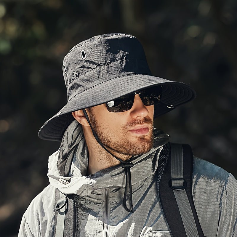 Breathable Sun Hat for Outdoor Adventures - UV Protection, Adjustable Fit
