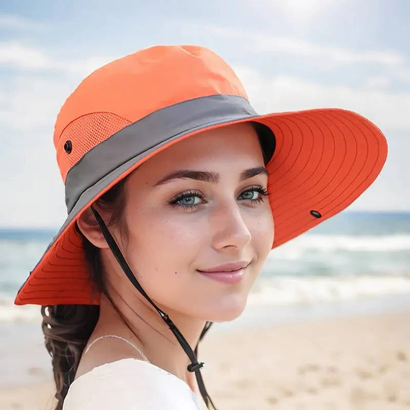 Foldable Sun Hat for Women - UV Protection, Breathable Polyester, view 13