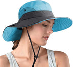 Foldable Sun Hat for Women - UV Protection, Breathable Polyester, view 2