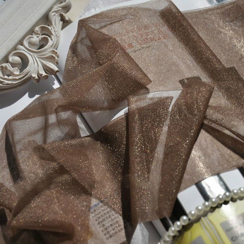Pearl-like Silk Stockings for Women - Gray, One Size, Mother-of-Pearl Finish, view 16