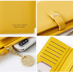Women's Bi-fold Long Wallet - PU, 19.5x10x2 cm, Multiple Colours, view 3