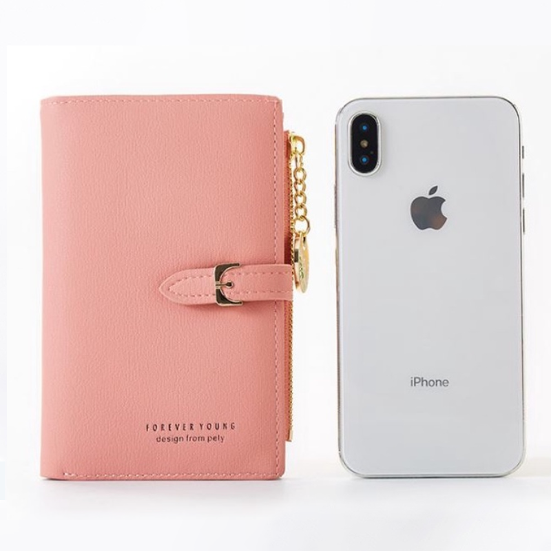Women's Bi-fold Long Wallet - PU, 19.5x10x2 cm, Multiple Colours, view 6