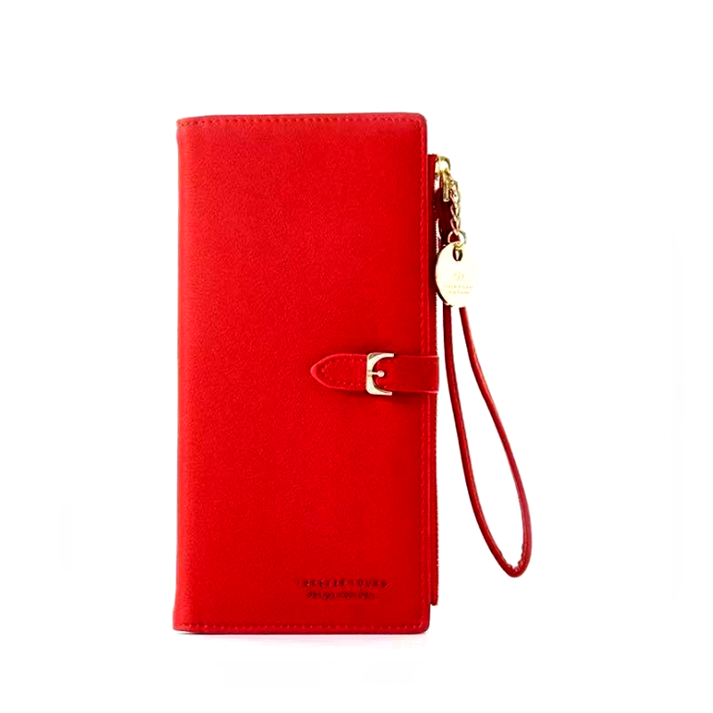 Women's Bi-fold Long Wallet - PU, 19.5x10x2 cm, Multiple Colours, view 7