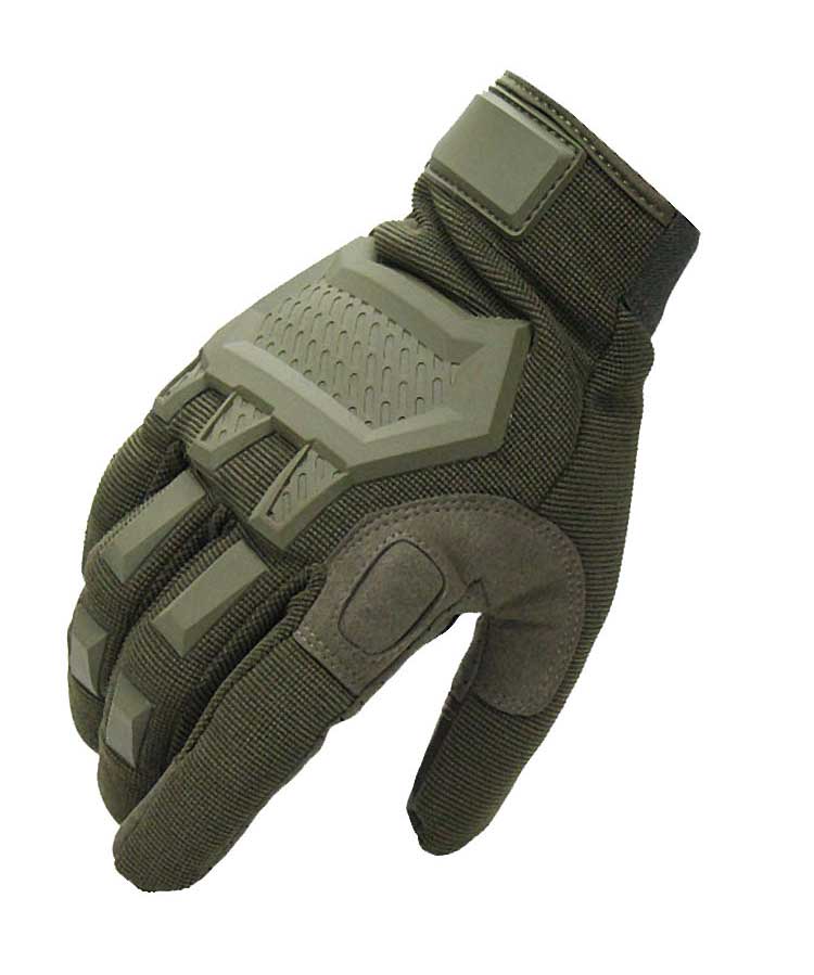 Tactical Gloves for Outdoor Activities - Microfiber, Rubber Knuckle, view 4