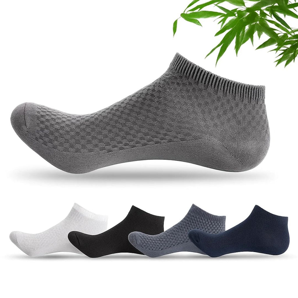 Men’s Bamboo Low-Cut Socks - Moisture-Wicking, Odour Control, view 2