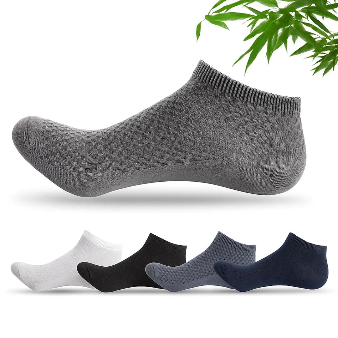Men’s Bamboo Low-Cut Socks - Moisture-Wicking, Odour Control, view 2