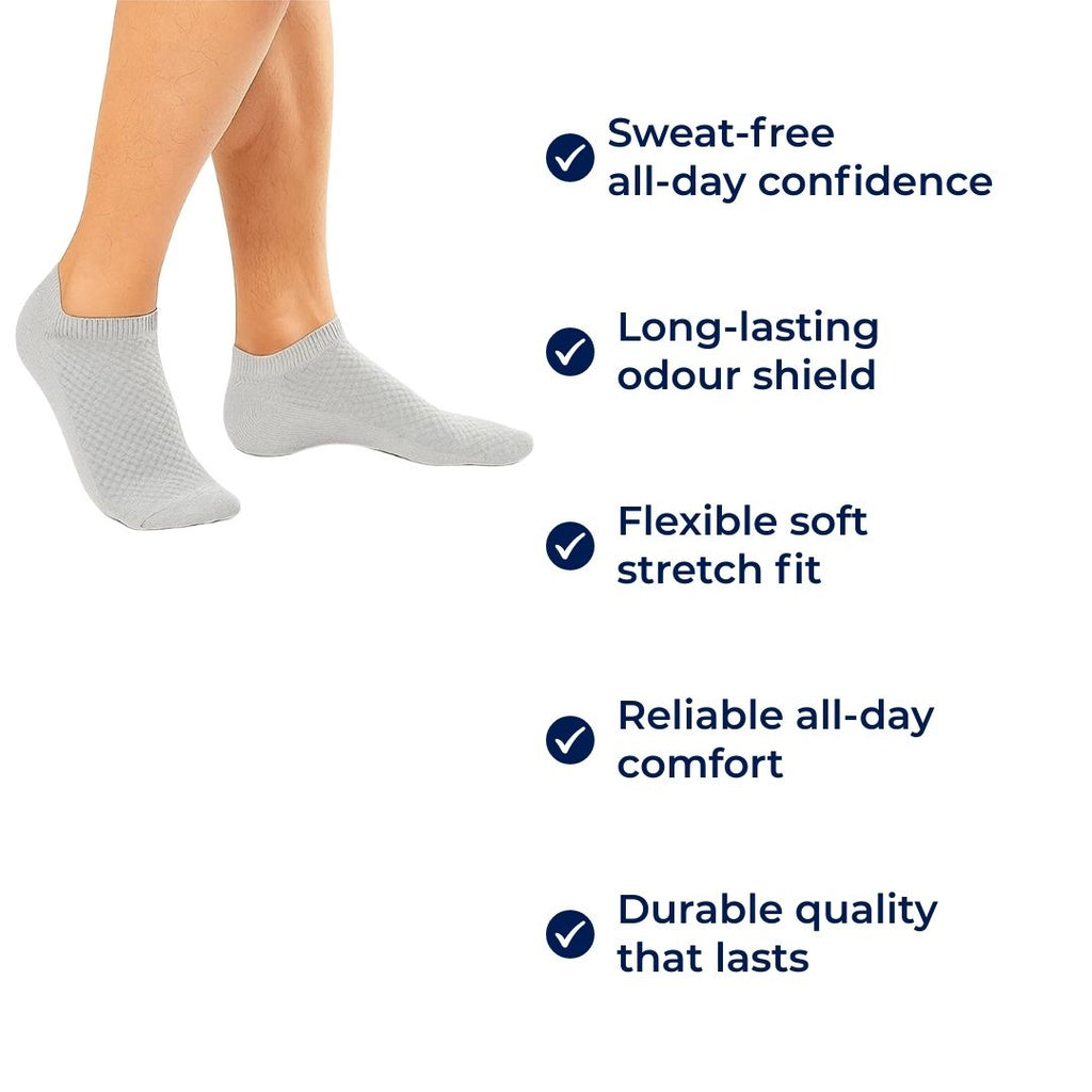 Men’s Bamboo Low-Cut Socks - Moisture-Wicking, Odour Control, view 7