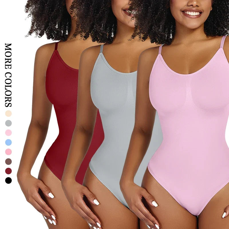Women Slimming Shapewear Bodysuit - Tummy Control, Polyamide Elastane, view 4
