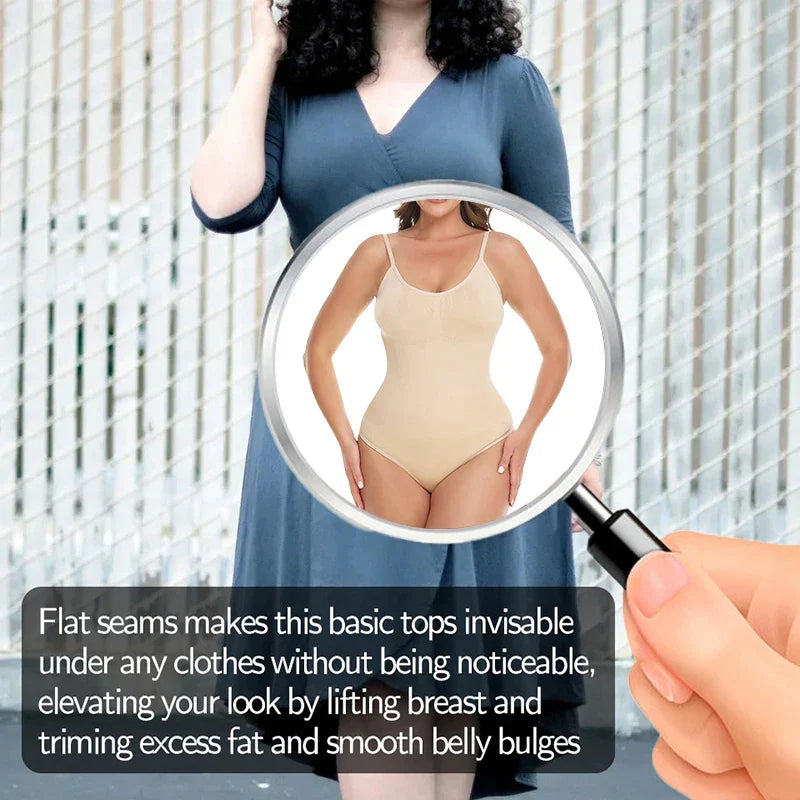 Women Slimming Shapewear Bodysuit - Tummy Control, Polyamide Elastane, view 5