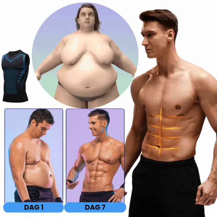 Compression Vest for Trunk Support and Posture - Nylon Elastane, Breathable, view 4