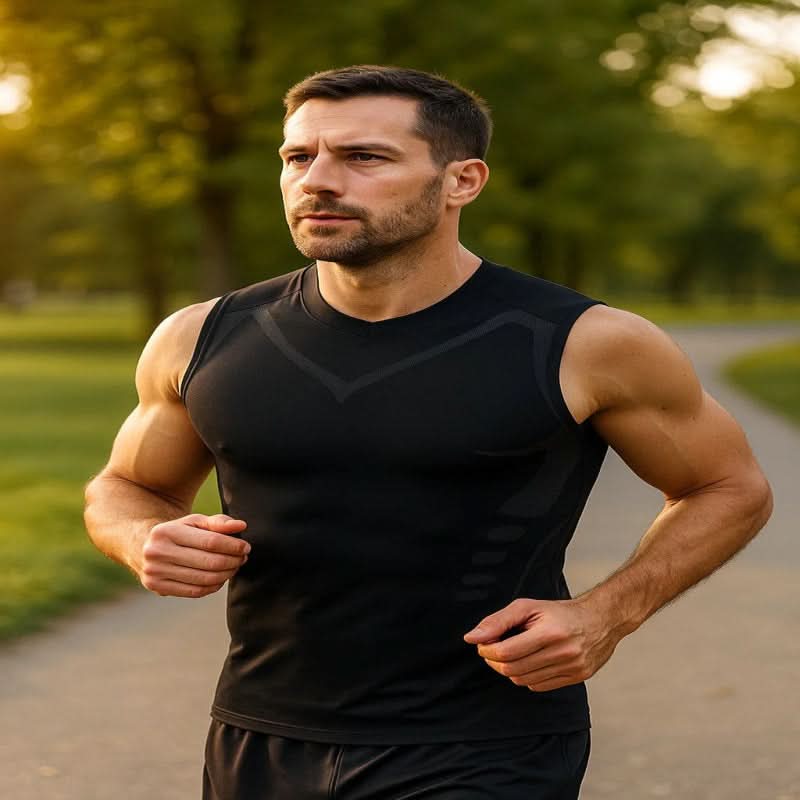 Compression Vest for Trunk Support and Posture - Nylon Elastane, Breathable, view 5