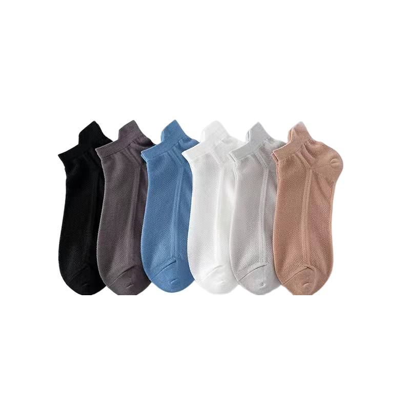 Ultra-thin Non-slip Invisible Socks - Breathable Mesh, Polyester, One Size, view 12