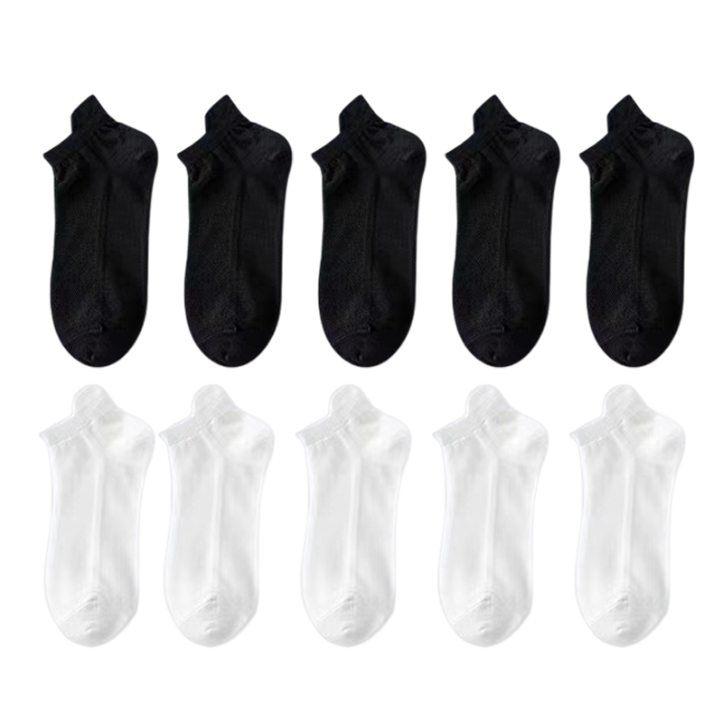Ultra-thin Non-slip Invisible Socks - Breathable Mesh, Polyester, One Size, view 17