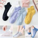 Ultra-thin Non-slip Invisible Socks - Breathable Mesh, Polyester, One Size, view 2