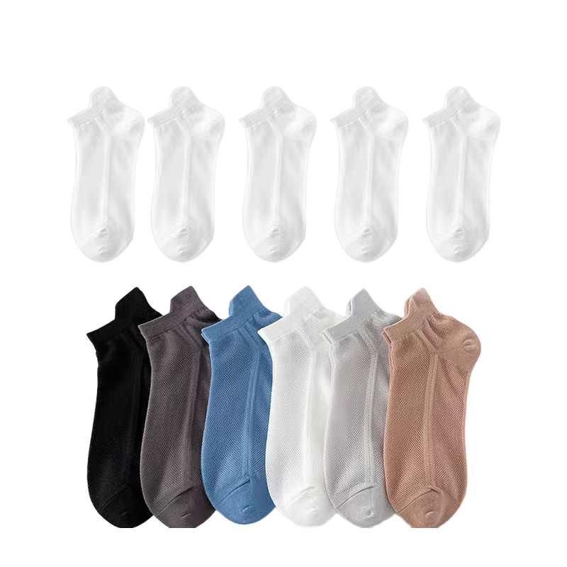 Ultra-thin Non-slip Invisible Socks - Breathable Mesh, Polyester, One Size, view 25
