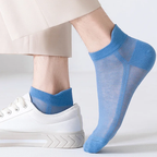 Ultra-thin Non-slip Invisible Socks - Breathable Mesh, Polyester, One Size, view 6