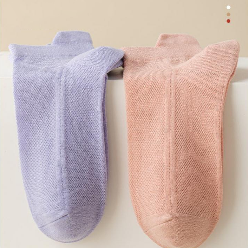 Ultra-thin Non-slip Invisible Socks - Breathable Mesh, Polyester, One Size, view 7