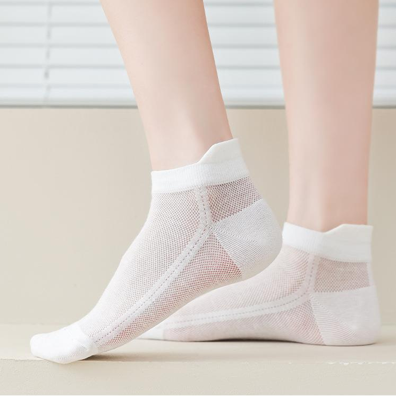 Ultra-thin Non-slip Invisible Socks - Breathable Mesh, Polyester, One Size, view 9