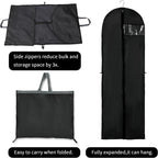 Long Garment Storage Cover for Dresses and Gowns - 180cm Peva, Clear Window, view 10