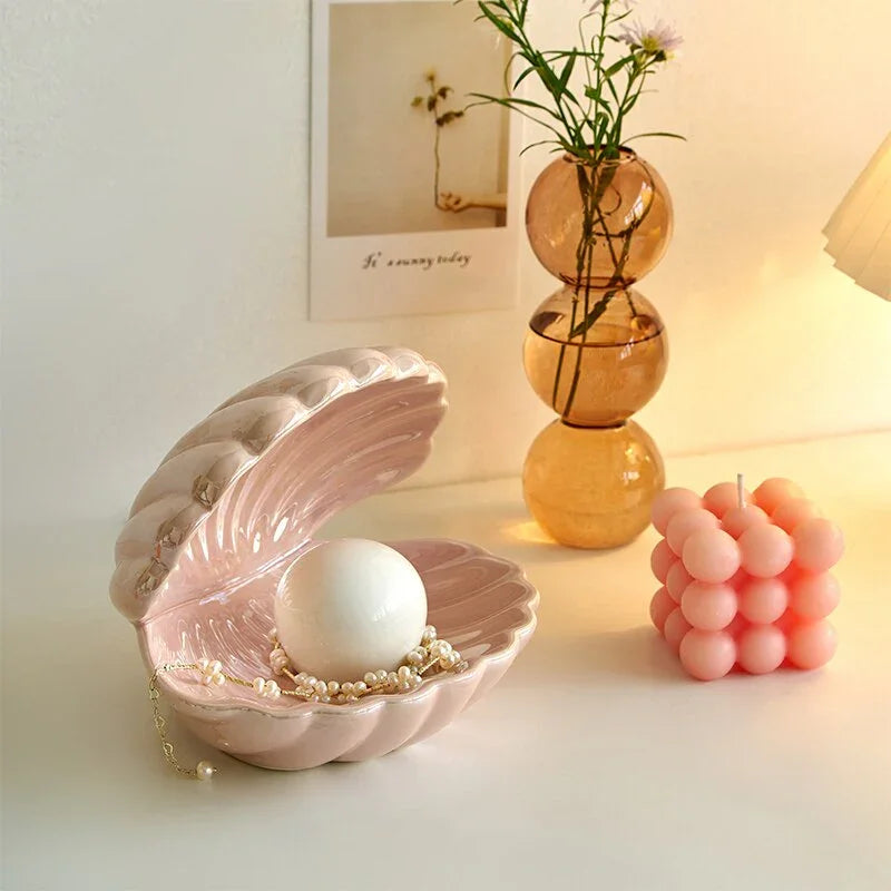 Cloudbrook Shell Table Lamp-Welvere
