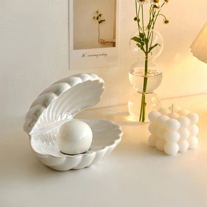 Cloudbrook Shell Table Lamp-Welvere