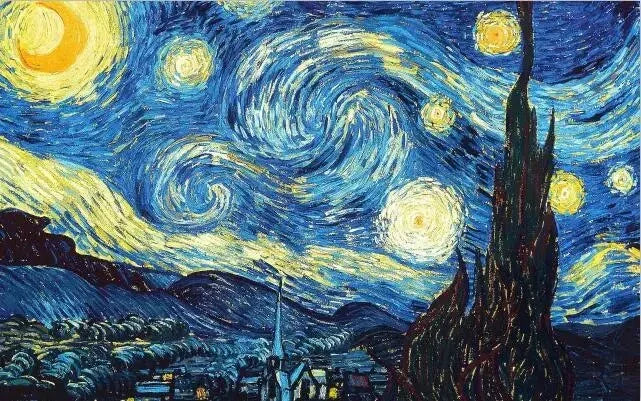 Cloudwood Night by Vincent van Gogh Livine Oakfield-Welvere