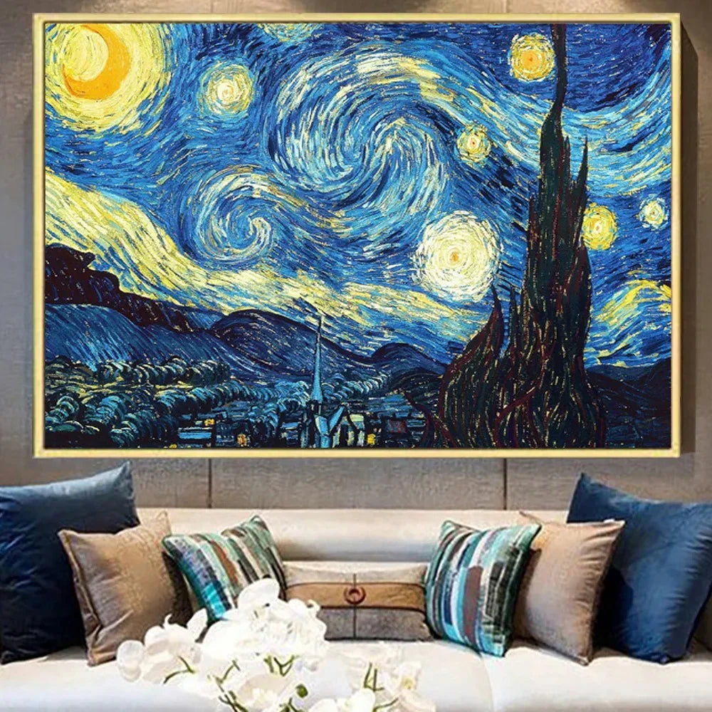 Cloudwood Night by Vincent van Gogh Livine Oakfield-Welvere