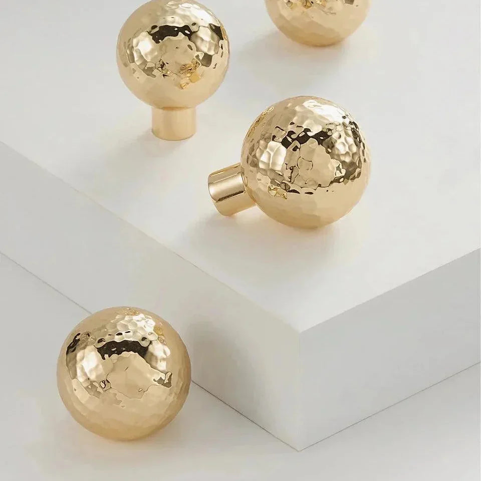 Cole Hammered Cabinet Knobs-Welvere