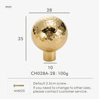 Cole Hammered Cabinet Knobs-Welvere