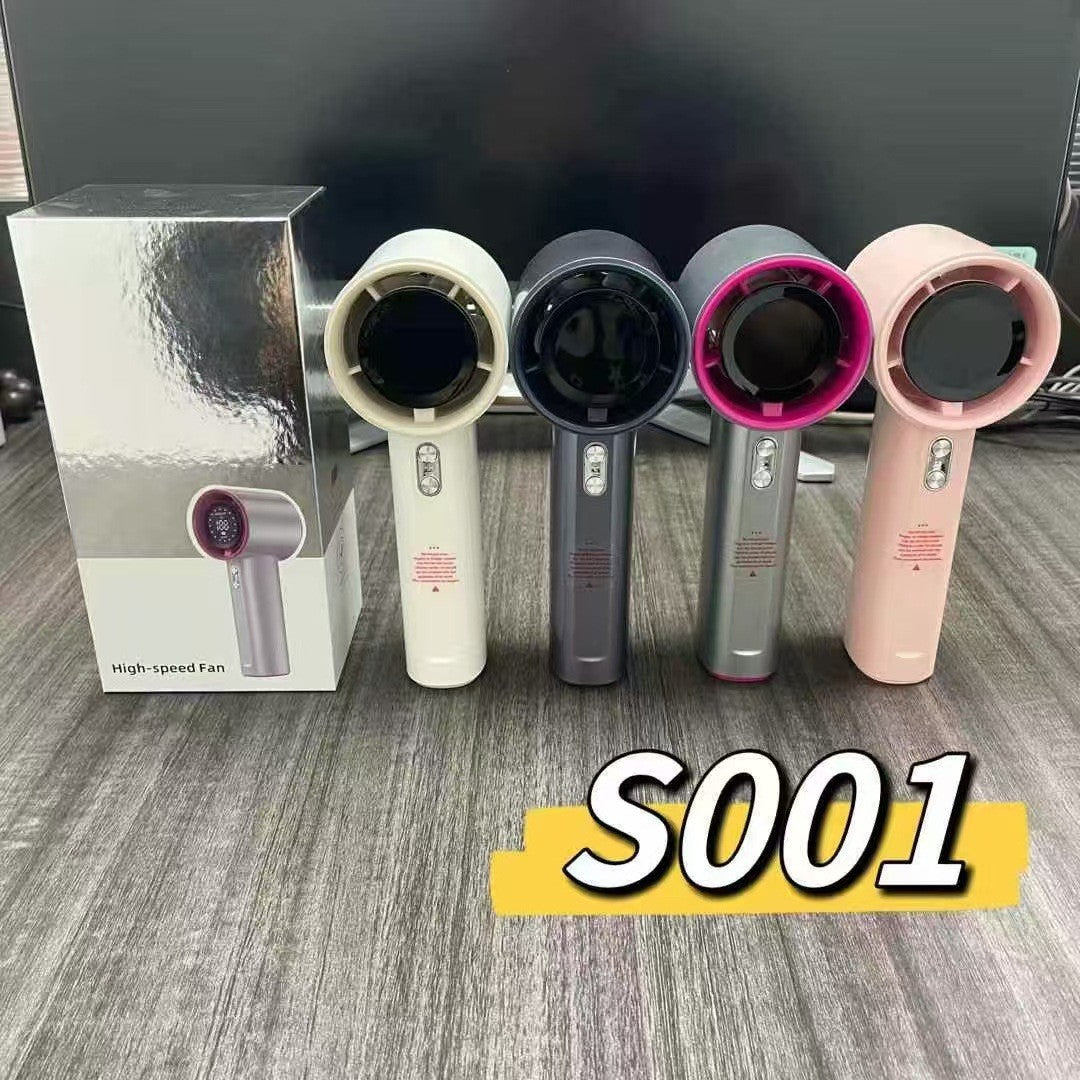 Compact Cordless Hair Dryer with LED Display