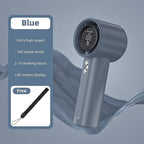 Compact Cordless Hair Dryer with LED Display