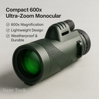 Compact HD Glass Monocular for Hiking, Birdwatching and Sports