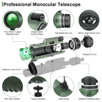 Compact HD Glass Monocular for Hiking, Birdwatching and Sports
