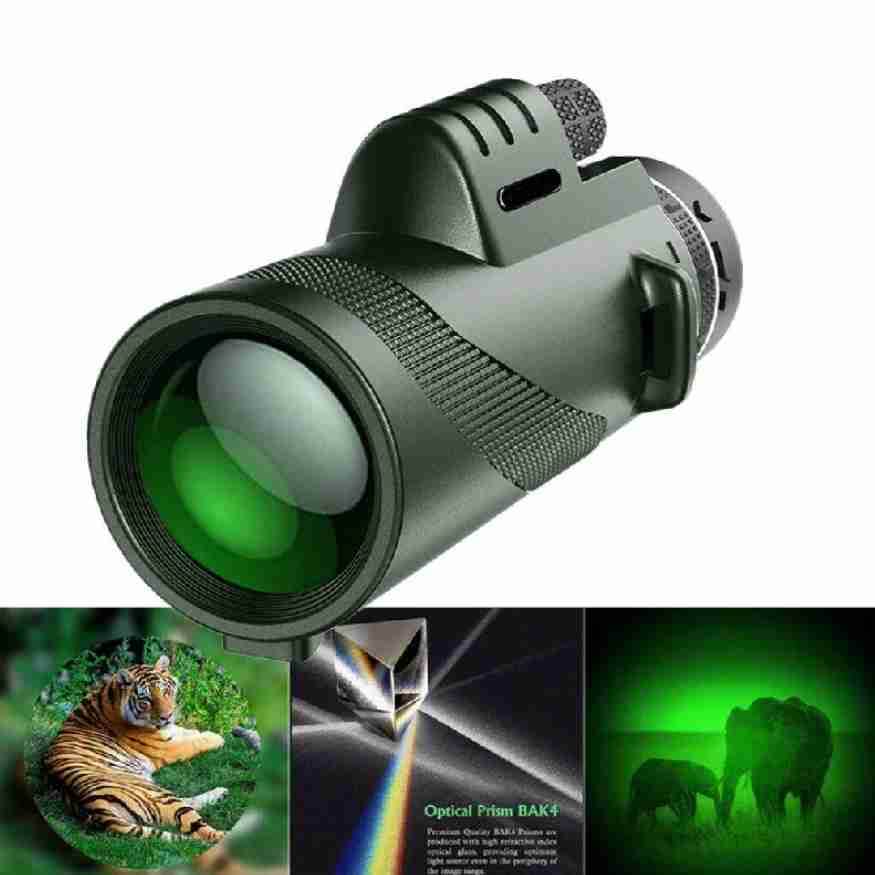 Compact HD Glass Monocular for Hiking, Birdwatching and Sports