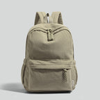 Compact Textured School Backpack with Padded Adjustable Straps