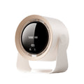 Compact USB Desk Fan with Digital Display, Brushless Motor, 100 Speeds