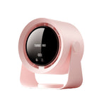Compact USB Desk Fan with Digital Display, Brushless Motor, 100 Speeds