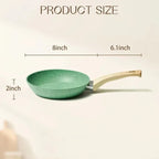 Nonstick Frying Pan Skillet for Gas and Induction - Aluminium, 20/24/28cm, view 6