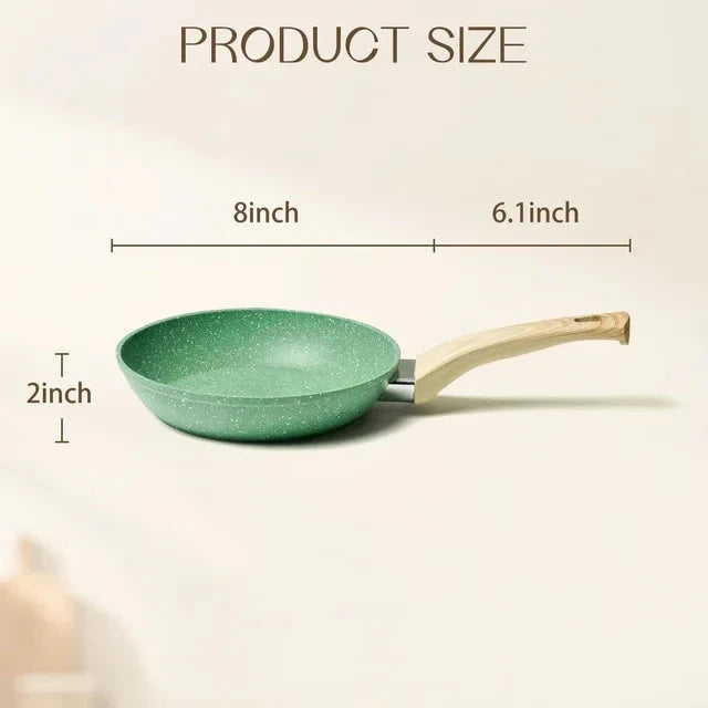 Nonstick Frying Pan Skillet for Gas and Induction - Aluminium, 20/24/28cm, view 6