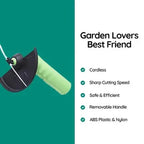 Cordless Mini Weed Trimmer with Extension Pole, 63 cm
