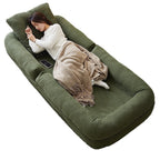 Corduroy Folding Sofa Bed, Single Seat