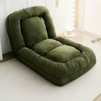 Corduroy Folding Sofa Bed, Single Seat
