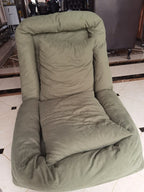 Corduroy Folding Sofa Bed, Single Seat