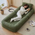 Corduroy Folding Sofa Bed, Single Seat