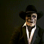 Halloween Skull Mask with Brain Detail - Animated Jaw, Full Head Latex, view 2