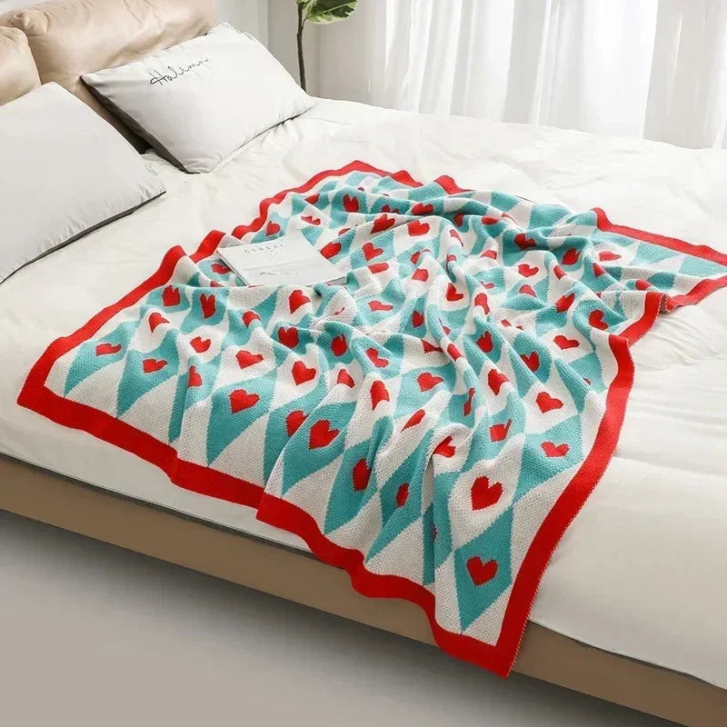 Covemere Bohemian Knitted Throw Blanket-Welvere