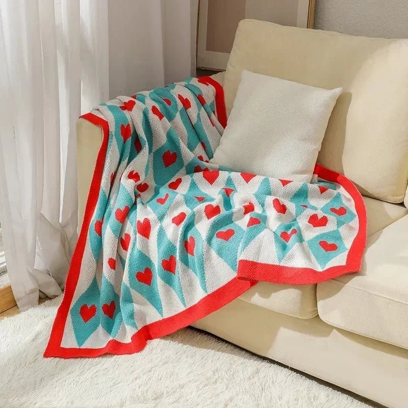 Covemere Bohemian Knitted Throw Blanket-Welvere